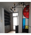 Pendant lamps - Step into Design ASTRIFERO-10 amber black 90cm pendant lamp (ST-9047-10 amber) - product 12