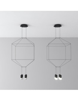 Step into Design LINEA-4 pendant lamp black 45 cm ST-5961-4 - product 2