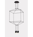 Designer pendant lamps - Step into Design LINEA-4 pendant lamp black 45 cm ST-5961-4 - product 3