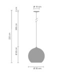 Pendant lamps - Step into Design Lamp MIRROR GLOW chrome 30cm. - product 8