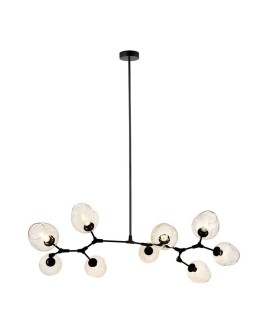 Step into Design MODERN ORCHID-9 pendant lamp transparent black 150 cm ST-1232-9 TRANSPARENT - product 2