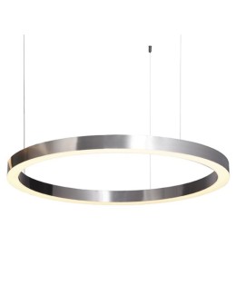Step into Design Pendant CIRCLE 100cm LED Brushed Nickel