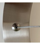 Pendant lamps circles - Step into Design Pendant CIRCLE 100cm LED Brushed Nickel - product 8