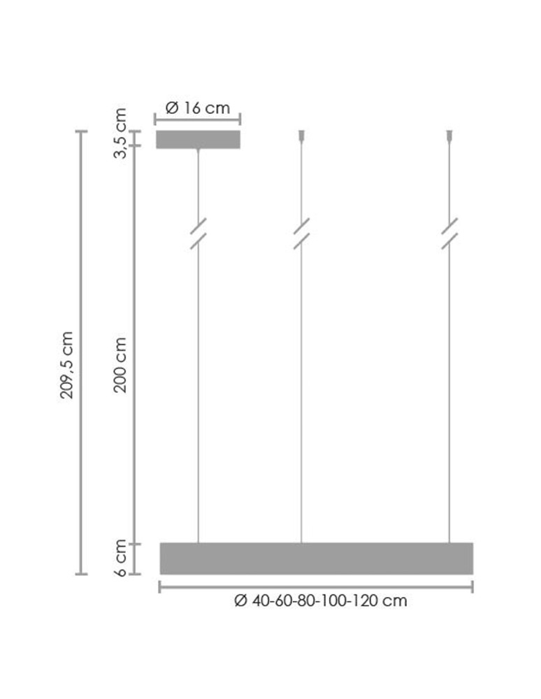 Pendant lamps circles - Step into Design Pendant CIRCLE 100cm LED Brushed Nickel - product kolory-swiatla.pl 14