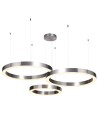 Step into Design Lampa wisząca CIRCLE 40+60+60 LED nikiel na 1 podsufitce (ST-8848-40+60+60 nickel)