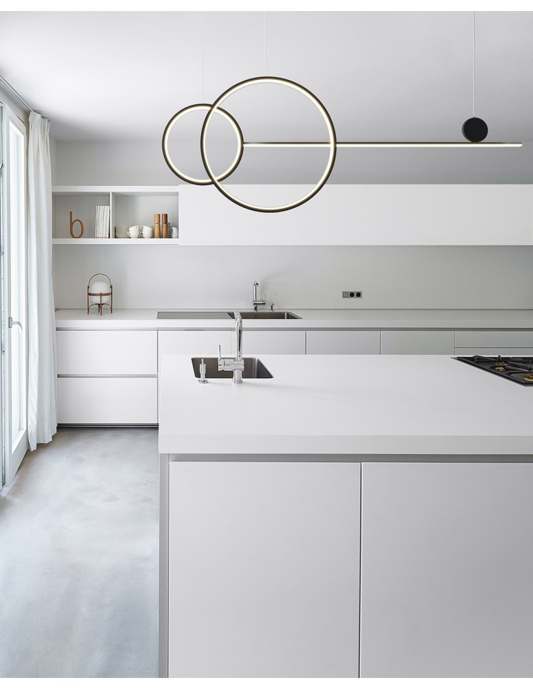 LED pendant lamps - Step into Design LED Pendant Lamp NEW AGE Black 120cm. - product kolory-swiatla.pl 8