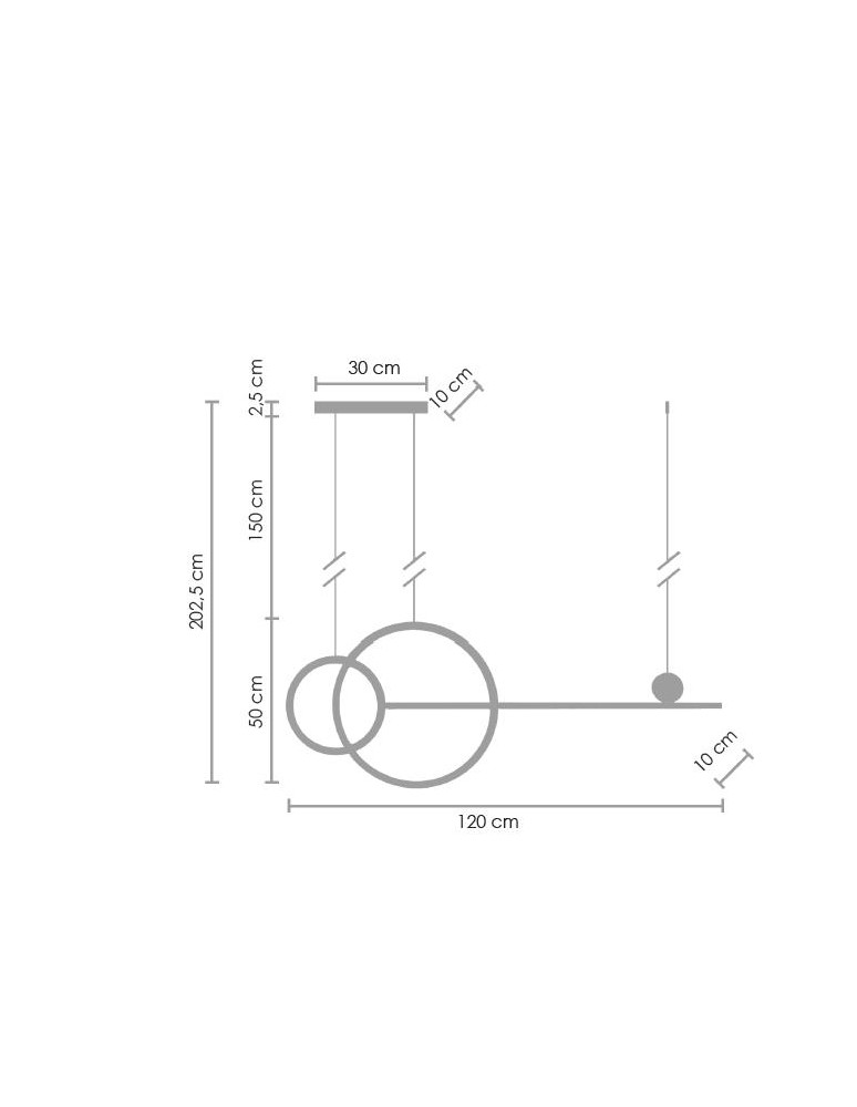 LED pendant lamps - Step into Design LED Pendant Lamp NEW AGE Black 120cm. - product kolory-swiatla.pl 9