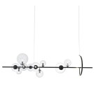 Pendant lamps - Step into Design Hanging ORION LONG-120 Black 120cm  - product 1