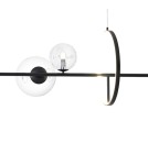 Pendant lamps - Step into Design Hanging ORION LONG-120 Black 120cm  - product 3