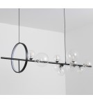 Pendant lamps - Step into Design Hanging ORION LONG-120 Black 120cm  - product 5