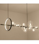 Pendant lamps - Step into Design Hanging ORION LONG-120 Black 120cm  - product 6