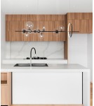 Pendant lamps - Step into Design Hanging ORION LONG-120 Black 120cm  - product 7