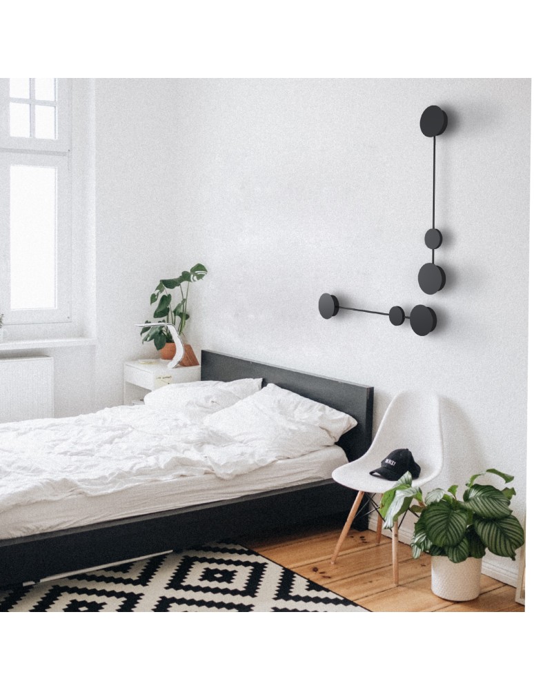 Designer wall lamps - Step into Design Wall CLEX-2 LED Black Mat 120cm - product kolory-swiatla.pl 4