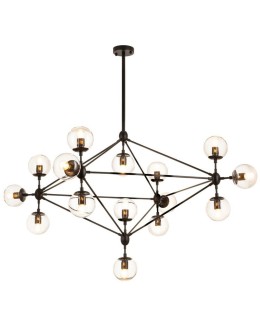 Step into Design ASTRIFERO-15 transparent black 110cm pendant lamp (ST-9047-15 transparent) - product 2