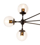 Pendant lamps - Step into Design ASTRIFERO-15 transparent black 110cm pendant lamp (ST-9047-15 transparent) - product 4