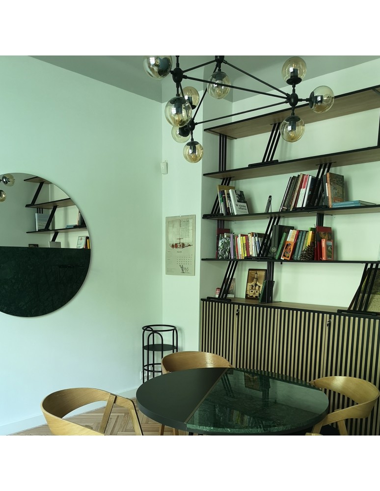 Pendant lamps - Step into Design ASTRIFERO-15 transparent black 110cm pendant lamp (ST-9047-15 transparent) - product kolory-swiatla.pl 10