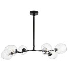 Pendant lamps - Step into Design MODERN ORCHID-6 transparent black 130cm pendant lamp (ST-1232-6 TRANSPARENT) - product 4