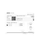 Plafonds - Azzardo SKYE LED 12W 950lm 3000K White Ceiling Light AZ4517 - product 4