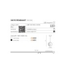 Plafonds - Azzardo SKYE LED 12W 950lm 3000K White Ceiling Light AZ4522 - product 3