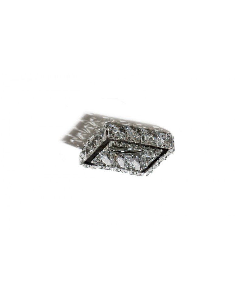 Flush-mounted lamps - pendants - Azzardo ESTER SQUARE 1 1xGU10 Black Recessed AZ4411 - product kolory-swiatla.pl 1