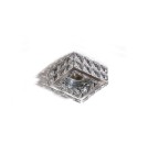 Flush-mounted lamps - pendants - Azzardo ESTER SQUARE 2 1xGU10 Chrome Recessed AZ4413 - product 1