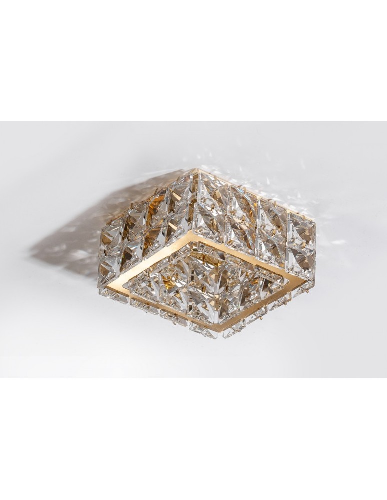 Flush-mounted lamps - pendants - Azzardo ESTER SQUARE 2 1xGU10 Gold Recessed AZ4415. - product kolory-swiatla.pl 2