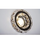 Flush-mounted lamps - pendants - Azzardo ESTER ROUND 1 1xGU10 Black Recessed AZ4175 - product 2