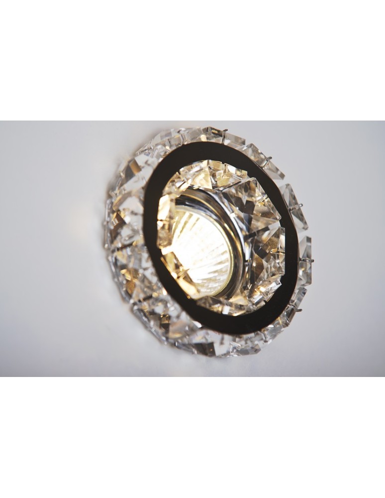 Flush-mounted lamps - pendants - Azzardo ESTER ROUND 1 1xGU10 Black Recessed AZ4175 - product kolory-swiatla.pl 2