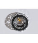 Flush-mounted lamps - pendants - Azzardo ESTER ROUND 1 1xGU10 Black Recessed AZ4175 - product 3
