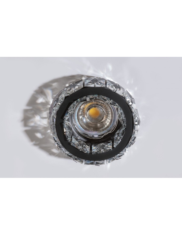 Flush-mounted lamps - pendants - Azzardo ESTER ROUND 1 1xGU10 Black Recessed AZ4175 - product kolory-swiatla.pl 3