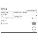 Flush-mounted lamps - pendants - Azzardo ESTER ROUND 2 1xGU10 Black Recessed AZ4176 - product 4