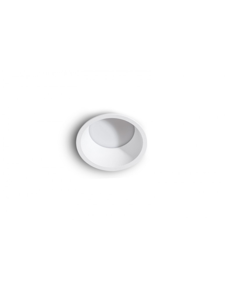 Flush-mounted lamps - pendants - Azzardo AIDA ROUND LED 9W 700lm 3000K White Recessed AZ4218. - product kolory-swiatla.pl 1