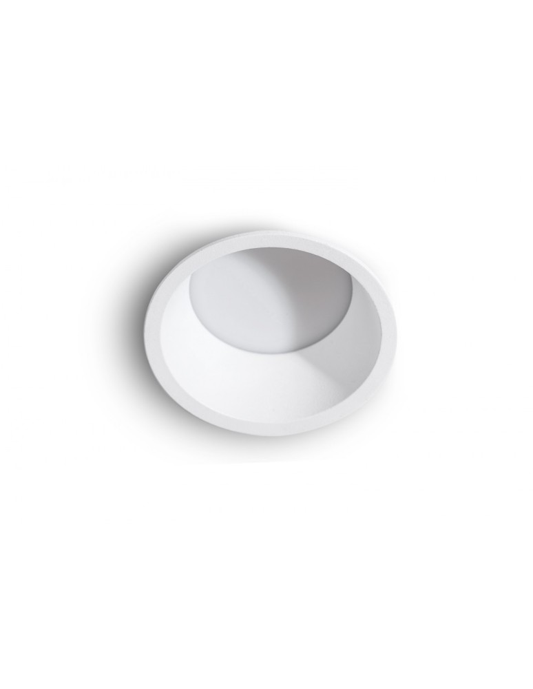Flush-mounted lamps - pendants - Azzardo AIDA ROUND LED 16W 1300lm 3000K White Recessed AZ4222. - product kolory-swiatla.pl 1