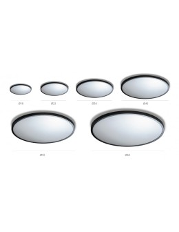 Azzardo MALTA R23 LED 18W 1600lm 4000K Czarny Sufitowa AZ4240 - produkt 2