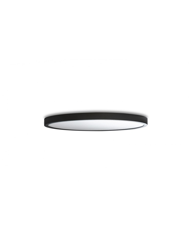 Round Plafonds - Azzardo MALTA R40 LED 32W 2700lm 3000K Black Ceiling Light AZ4247 - product kolory-swiatla.pl 3