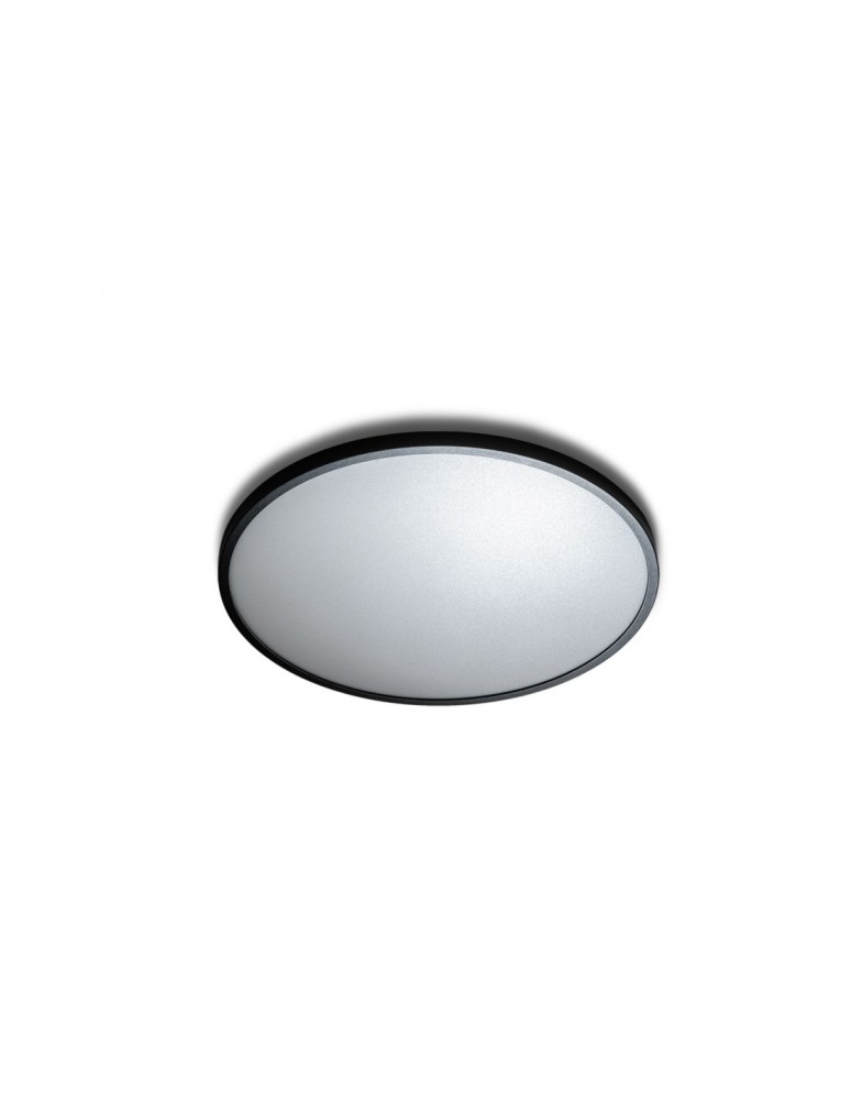Round Plafonds - Azzardo MALTA R40 LED 32W 2700lm 4000K Black Ceiling Light AZ4248 - product kolory-swiatla.pl 2
