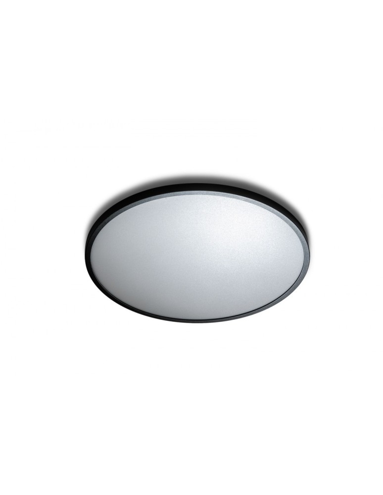 Round Plafonds - Azzardo MALTA R50 LED 42W 3400lm 3000K Black Ceiling Light AZ4251 - product kolory-swiatla.pl 3