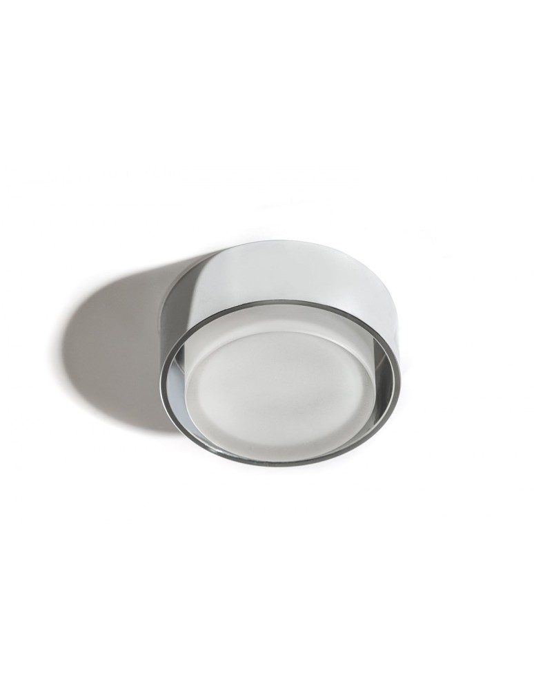 Flush-mounted hermetic lamps - Azzardo KASTORIA LED IP44 7W 550lm 3000K Chrome Recessed AZ4391 - product kolory-swiatla.pl 1