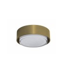 Flush-mounted hermetic lamps - Azzardo KASTORIA LED IP44 7W 550lm 3000K Gold Recessed AZ4390. - product 1