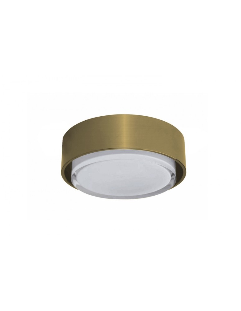 Flush-mounted hermetic lamps - Azzardo KASTORIA LED IP44 7W 550lm 3000K Gold Recessed AZ4390. - product kolory-swiatla.pl 1