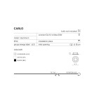 Flush-mounted lamps - pendants - Azzardo CARLO 1xGU10 Black Recessed AZ4141 - product 2