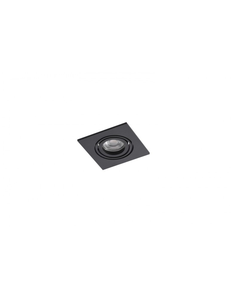 Flush-mounted lamps - pendants - Azzardo EDITTA 1xGU10 Black Recessed AZ4144 - product kolory-swiatla.pl 1