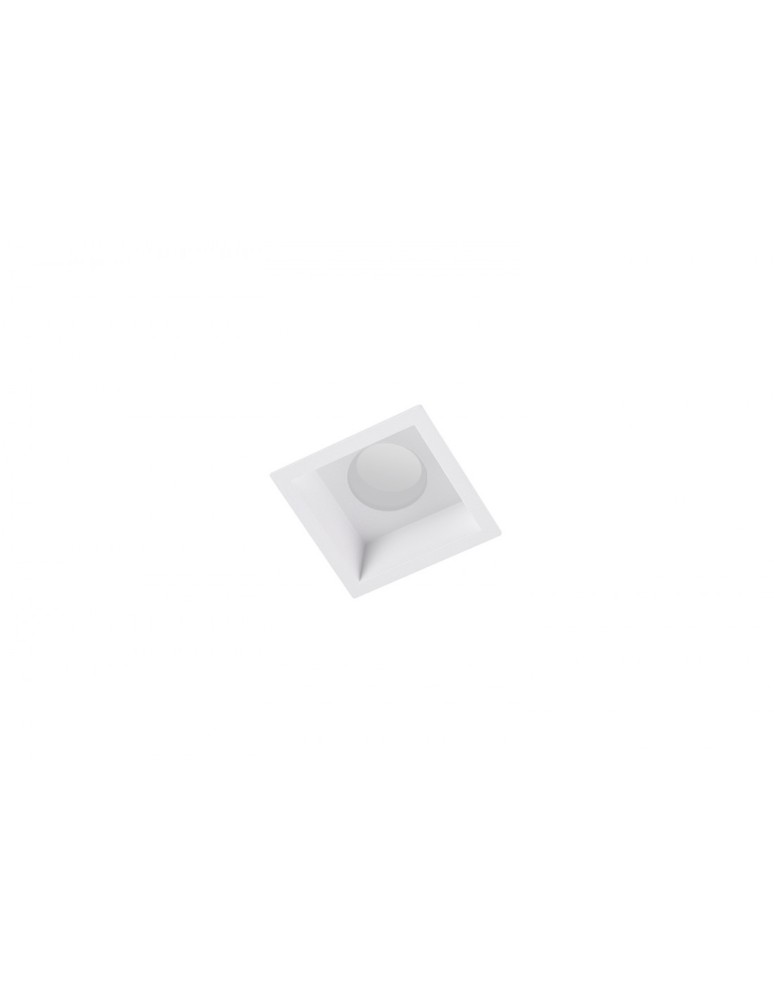 Flush-mounted lamps - pendants - Azzardo MILET 1xGU10 White Recessed AZ4075 - product kolory-swiatla.pl 1