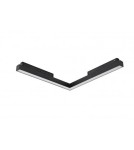 Magnetic rail lamps - Azzardo SAGA TRACK MAGNETIC CORNER A 24W 1300lm 4000K Black AZ4615 - product 1