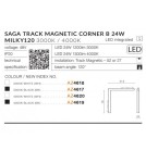 Magnetic rail lamps - Azzardo SAGA TRACK MAGNETIC CORNER B 24W 1300lm 4000K Black AZ4619 - product 3