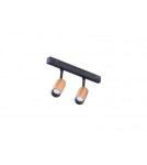 Magnetic rail lamps - Azzardo NIKKI 2 TRACK MAGNETIC 2x3W 2x350lm 3000K Gold/Black Spotlight AZ4594 - product 1