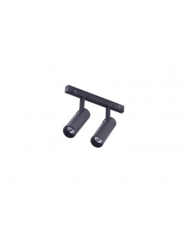 Azzardo NIKO 2 TRACK MAGNETIC 2x7W 2x600lm 4000K Black Reflector AZ4586