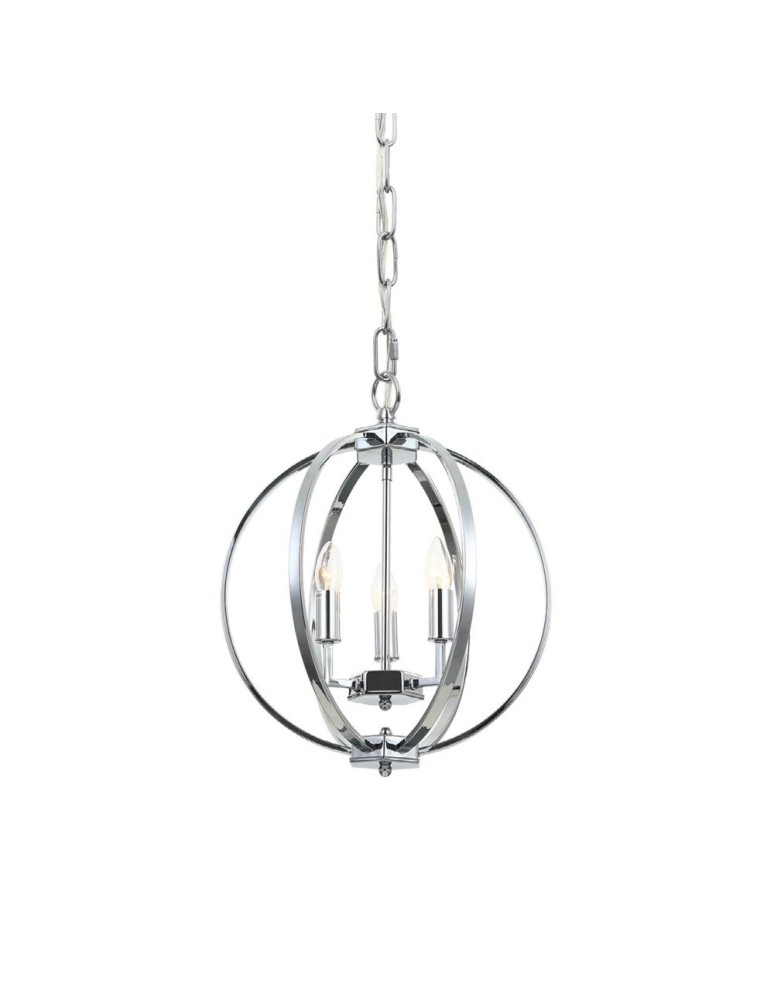 Pendant lamps - Orlicki Design Candi S 3xE14 max 8W LED 230V Chrome OR80124 - product kolory-swiatla.pl 1