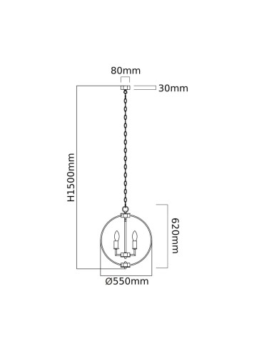 Orlicki Design Candi M 6xE14 max 8W LED 230V Chrome OR80148 - product 2