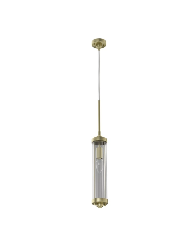 Pendant lamps - Orlicki Design Fiatto l Old Gold 1xE14 max 12W LED 230V Satin Gold|Transparent OR84368 - product kolory-swiatla.pl 1